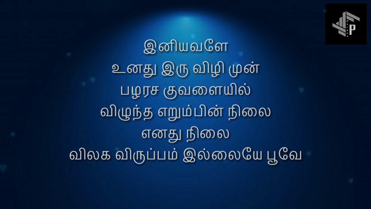 Vaaney Vaaney song with lyrics | வானே வானே | Pravei Editz🎧🎼