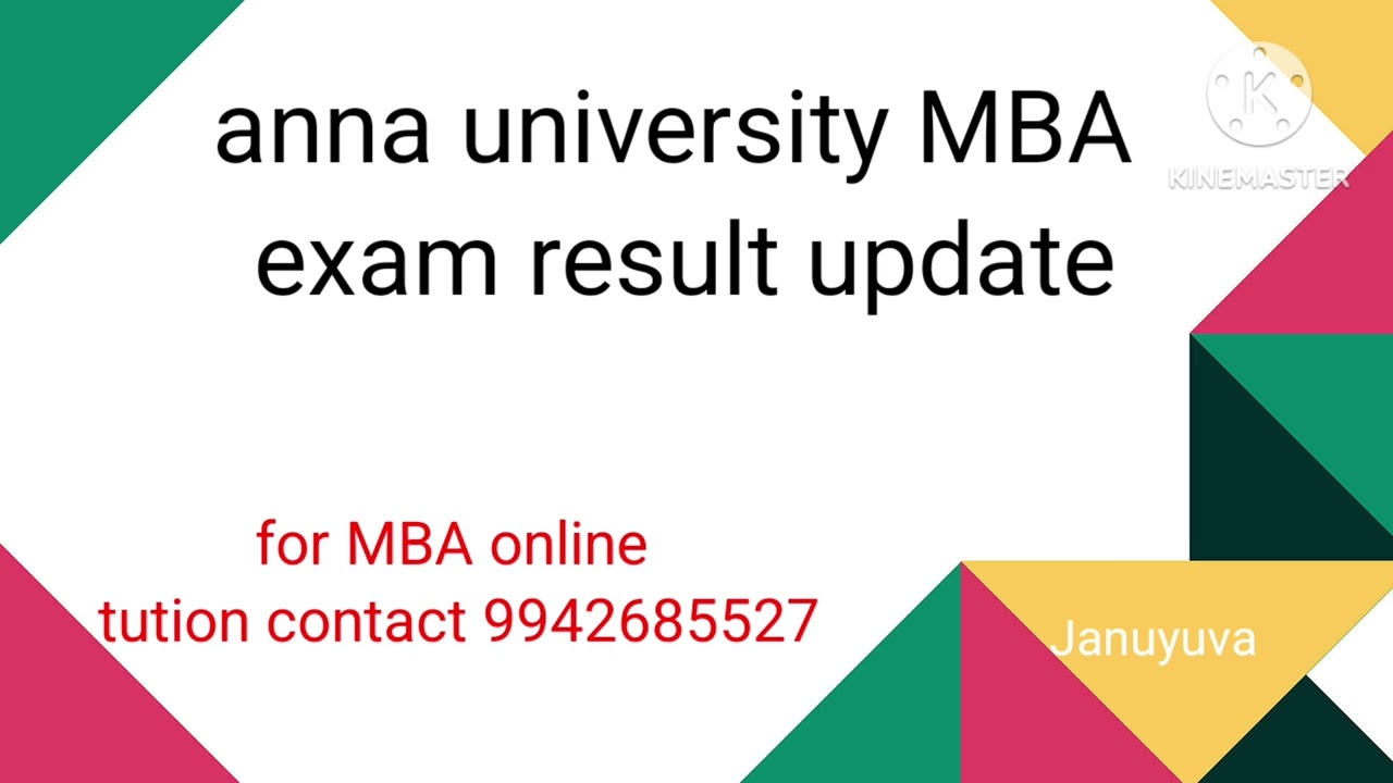 Обновление результатов экзаменов MBA в университете Анны.