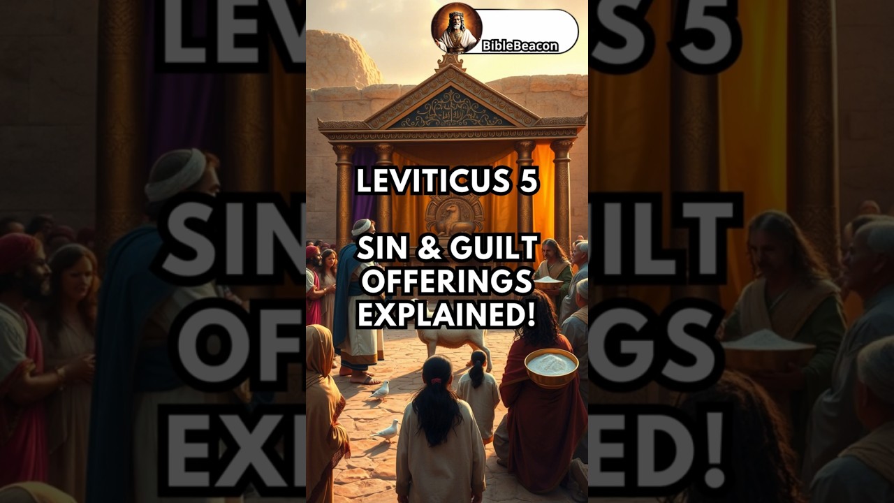 Leviticus 5: Sin & Guilt Offerings Explained!#Leviticus5 #SinOfferings #GuiltOfferings #Biblical