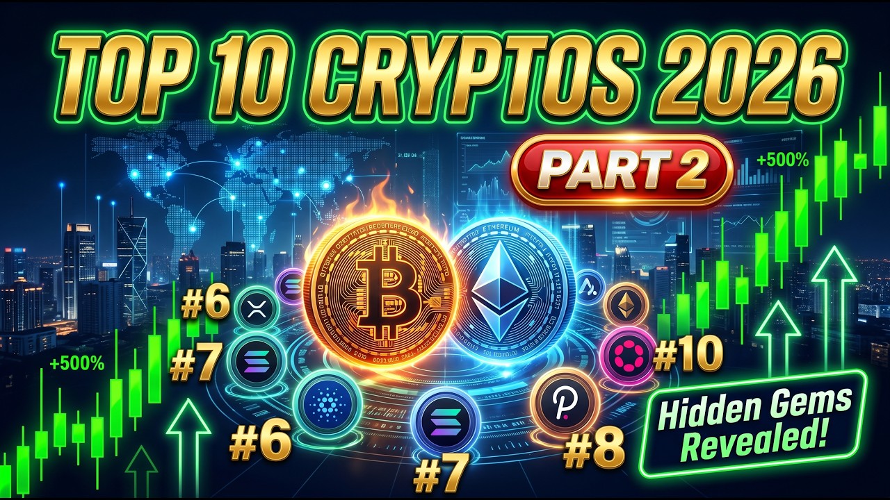 Топ-10 криптовалют на 2026 год (Часть 2) 🚀 Скрытые жемчужины раскрыты ll @CryptoAnalysis26
