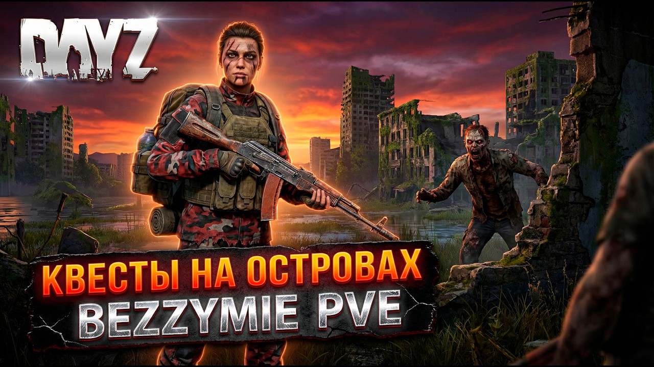 DAYZ PVE | ПРОМО | КВЕСТЫ НА НОВОМ СЕРВЕРЕ BEZZYMIE DEERISLE