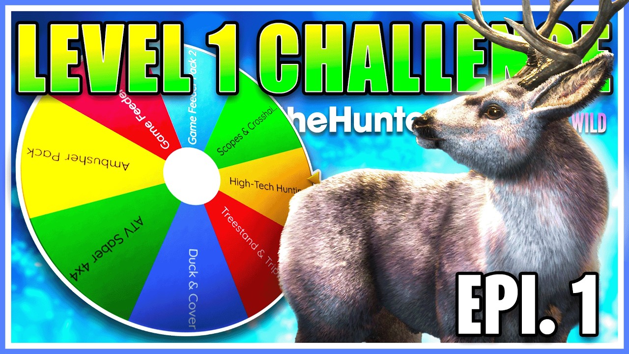 Я нашёл алмаз 1-го уровня + редкое золото!! Новый игровой вызов! | theHunter Call of the Wild