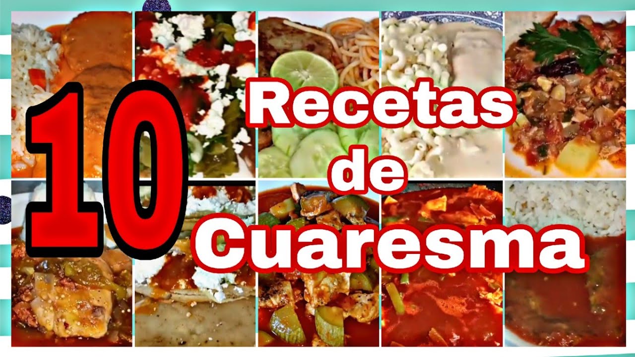 Recetas Para Cuaresma | Menú De Cuaresma #fyp #recetas #viral #parati #menu #recetasfaciles