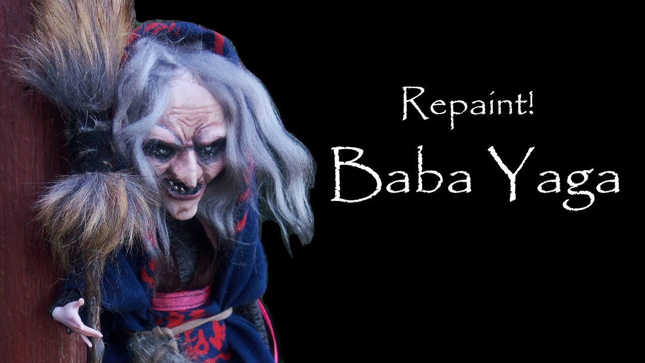 Halloween special Baba Jaga Monster high OOAK custom doll