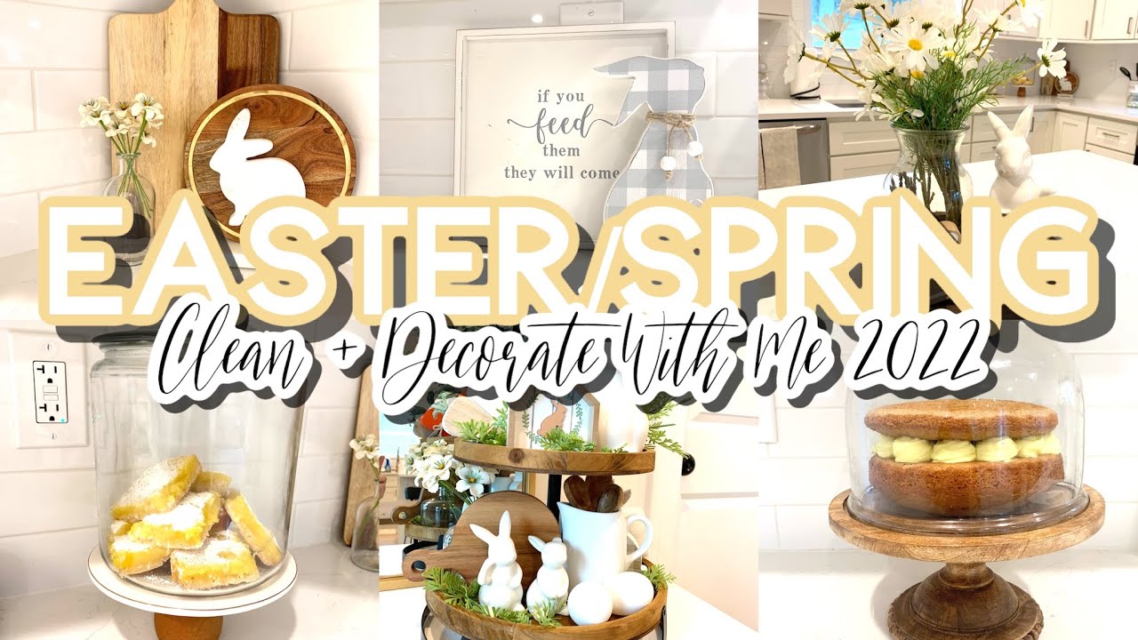 SPRING CLEAN + DECORATE WITH ME 2022 | SPRING DECORATING IDEAS | FARMHOUSE SPRING DECOR
