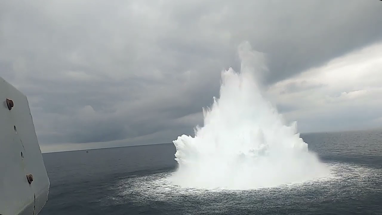 Essai de choc sur la frégate Courbet (25/02/25)