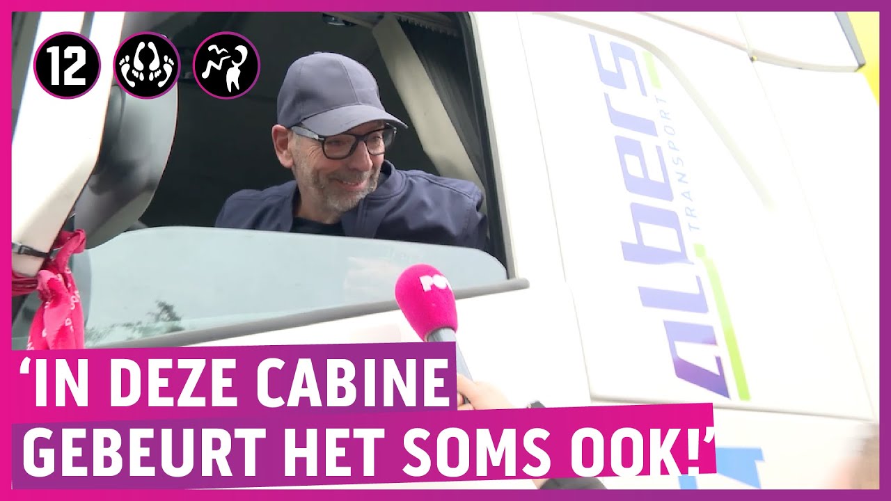 ZIEN: Rukkende trucker gaat viraal!