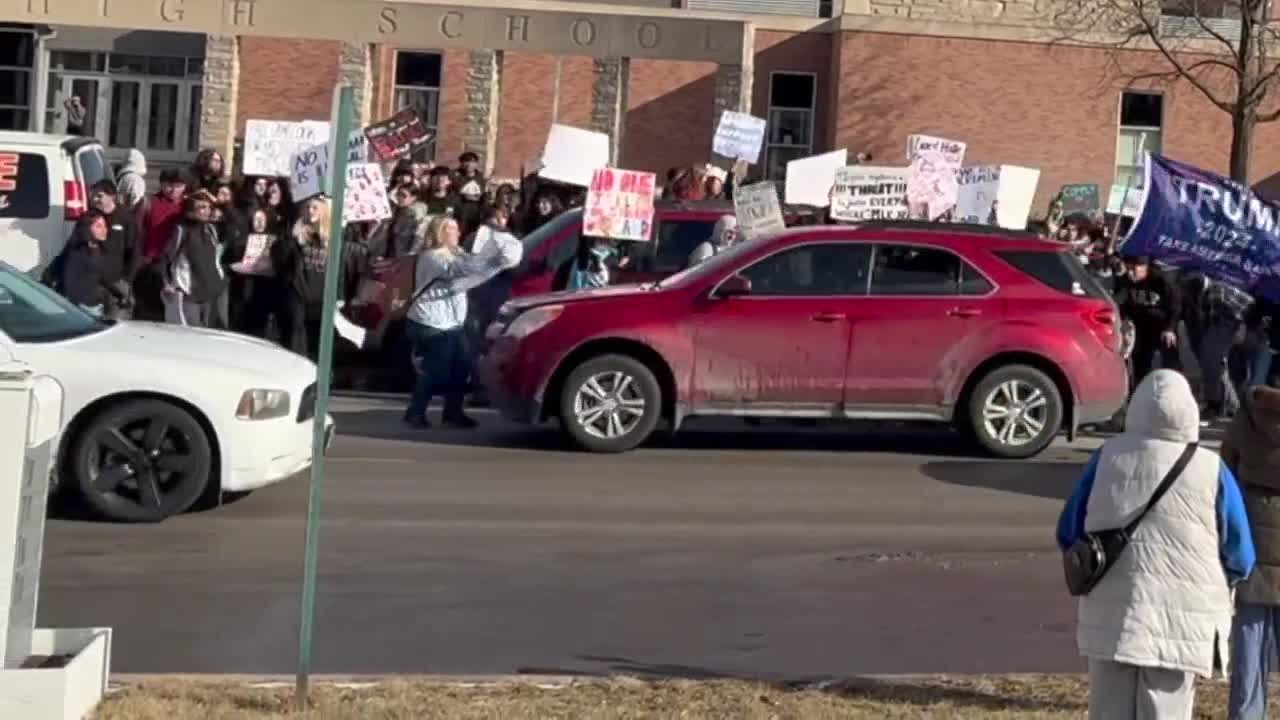 Student struck by vehicle outside Fremont High School during ICE protest walkout