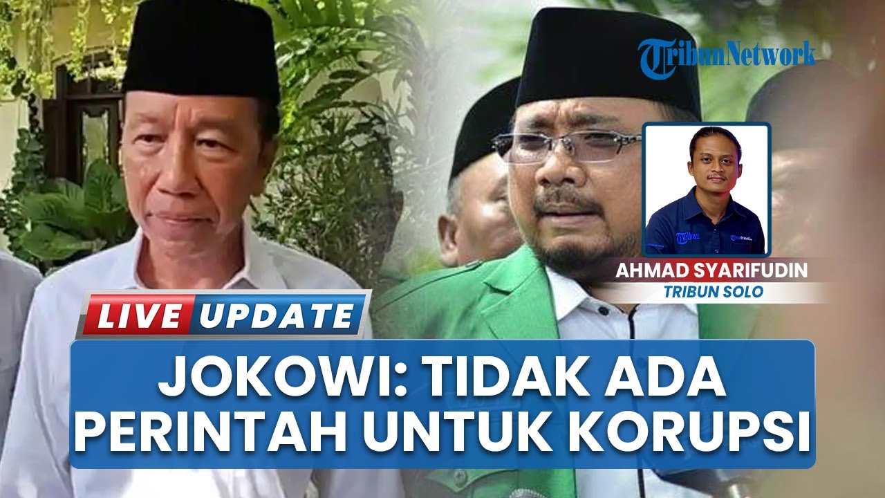 Disinggung Yaqut dalam Kasus Korupsi Kuota Tambahan Haji, Jokowi Tidak Ada Perintah untuk Korupsi