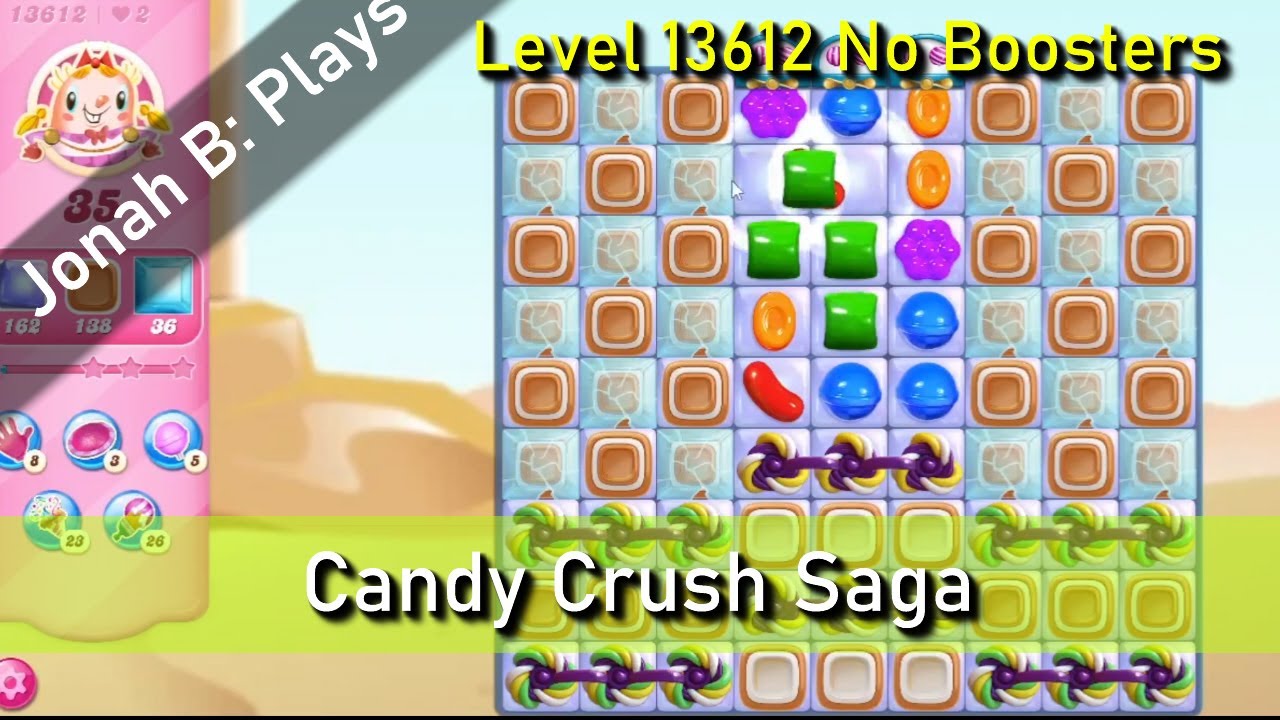 Candy Crush Saga Level 13612 No Boosters