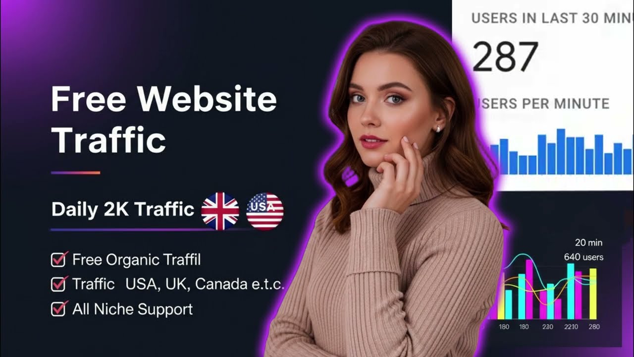 How to get Free Website Traffic with FastWebTraffic | Free Website Traffic Generator
