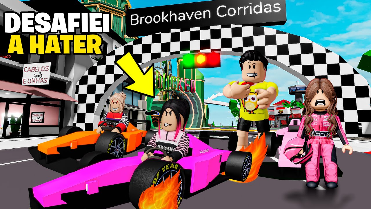 VIREI PILOTO DE  CORRIDAS em BROOKHAVEN RP!