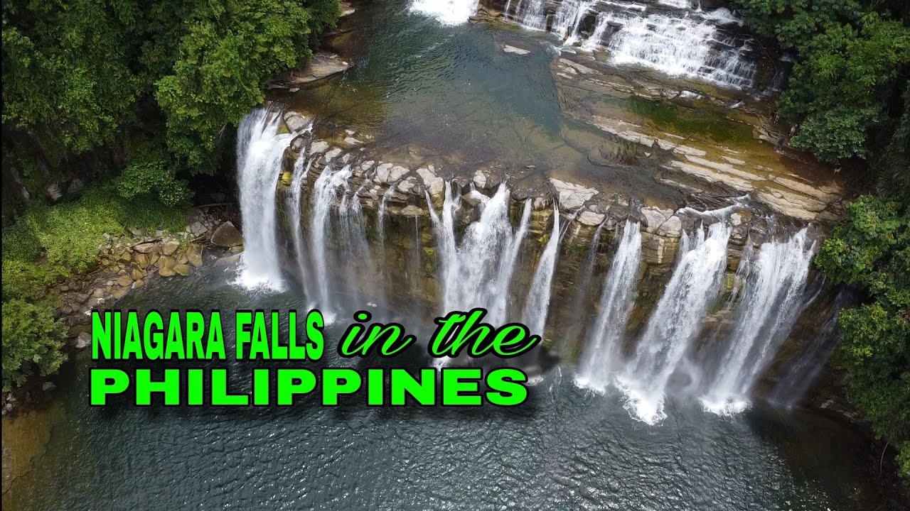 TINUY-AN FALLS GLIMPSE / AERIAL  AND CINEMATIC SHOT / BISLIG CITY SURIGAO DEL SUR PHILIPPINES