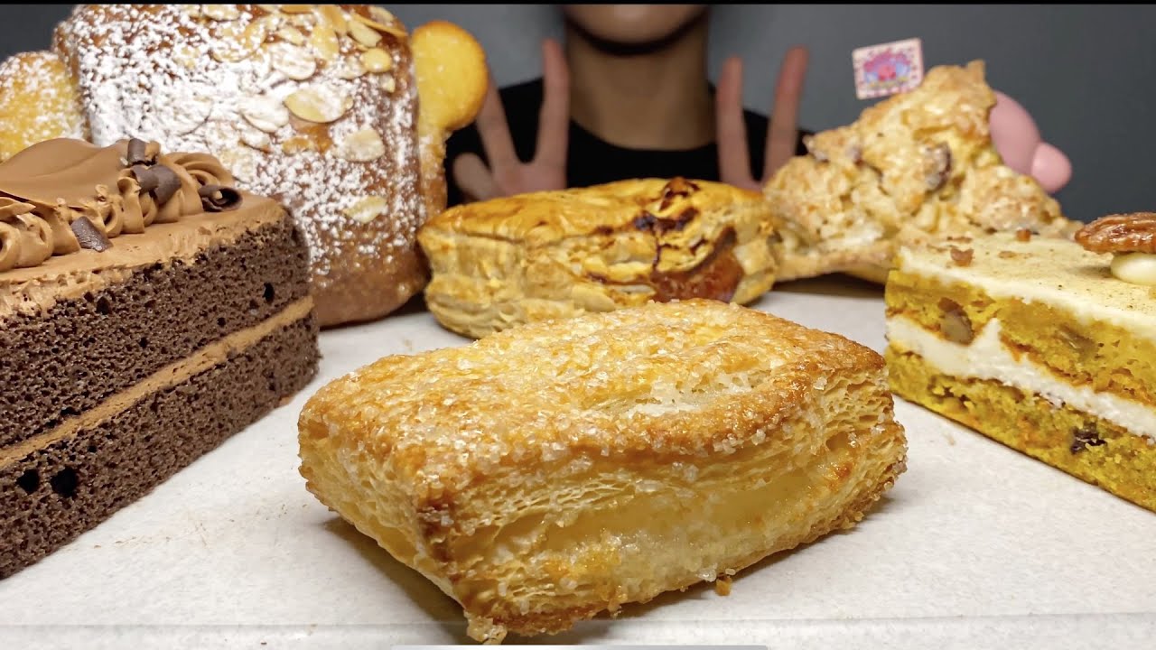 Porto’s Bakery mukbang 먹방 (asmr eating sounds)