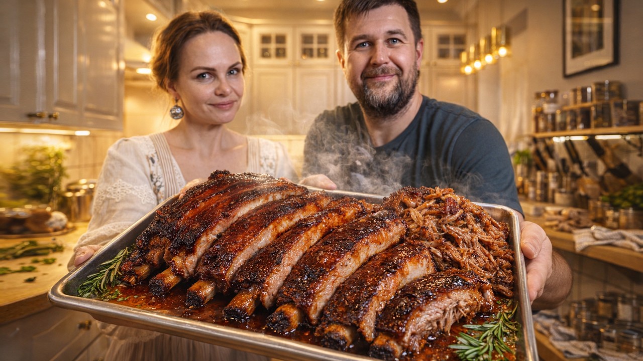 Свиные ребра и рваная свинина на гриле. РЕЦЕПТ! Пеллетный гриль Sanigi smoky wood