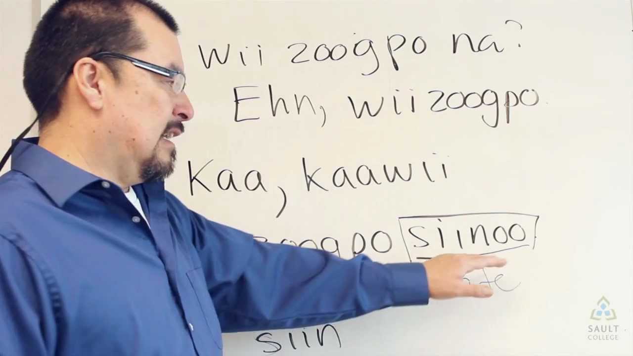 lets start Ojibwe -  Lesson 9, Positive/Negative