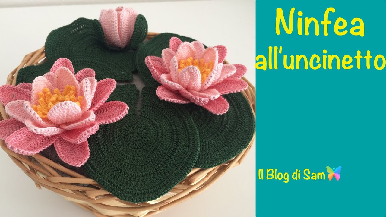 Spiegazione della Ninfea all'uncinetto
