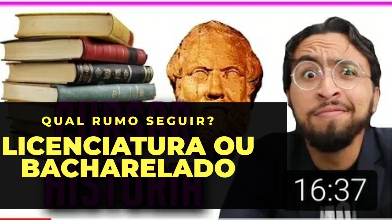 HISTÓRIA: BACHARELADO E LICENCIATURA - Entenda a diferença!