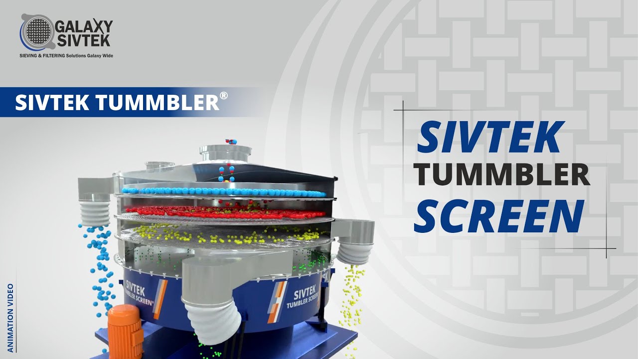 Sivtek Tumbler Screen® | Tumbler Sieve - Galaxy Sivtek
