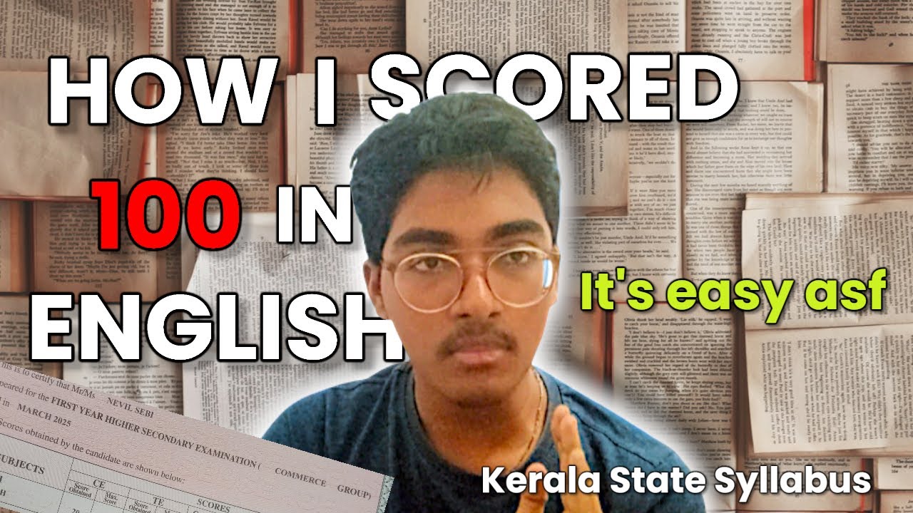 English Topper Reveals BEST Techniques for Kerala State Syllabus