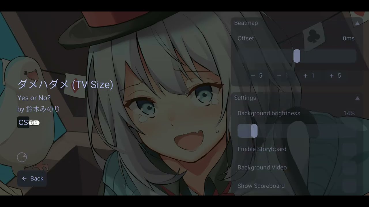 ダメ、ダメ (TV Size) [Yes or No?] HD, CS:1.15 286pp
