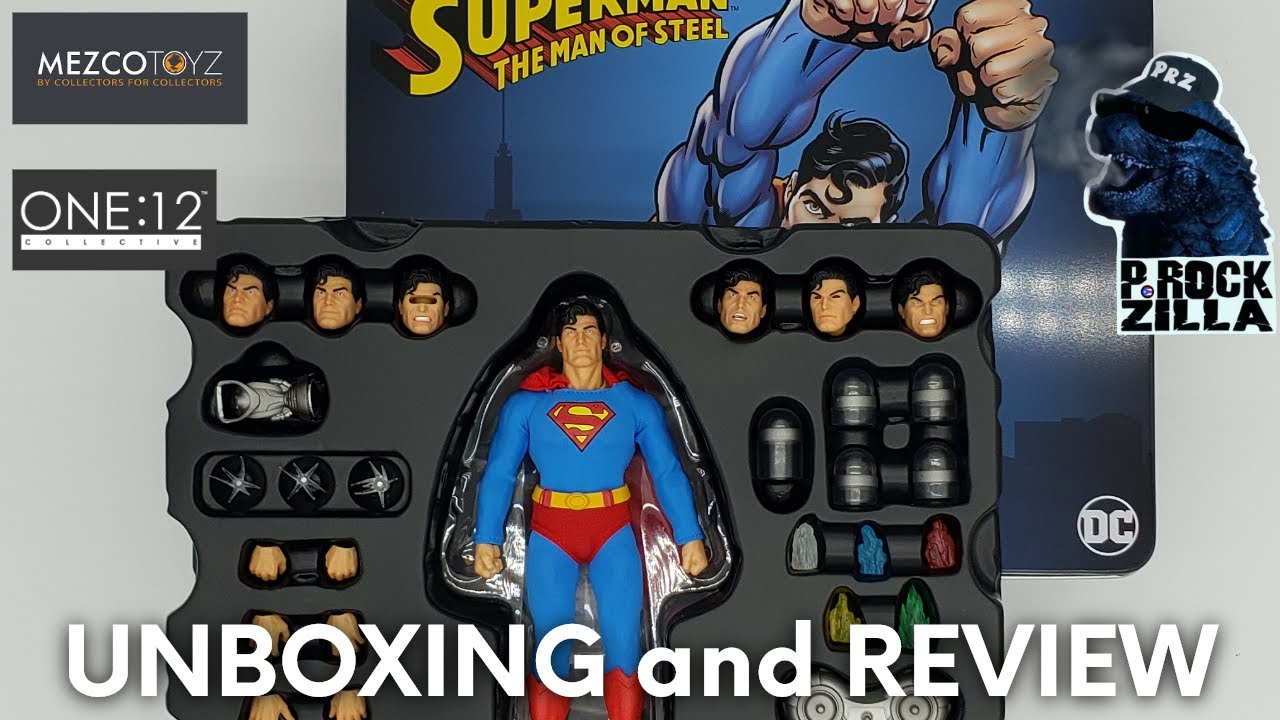 MEZCO TOYZ Superman: Man of Steel Edition | DC Comics One:12 Collective | Unboxing & Review