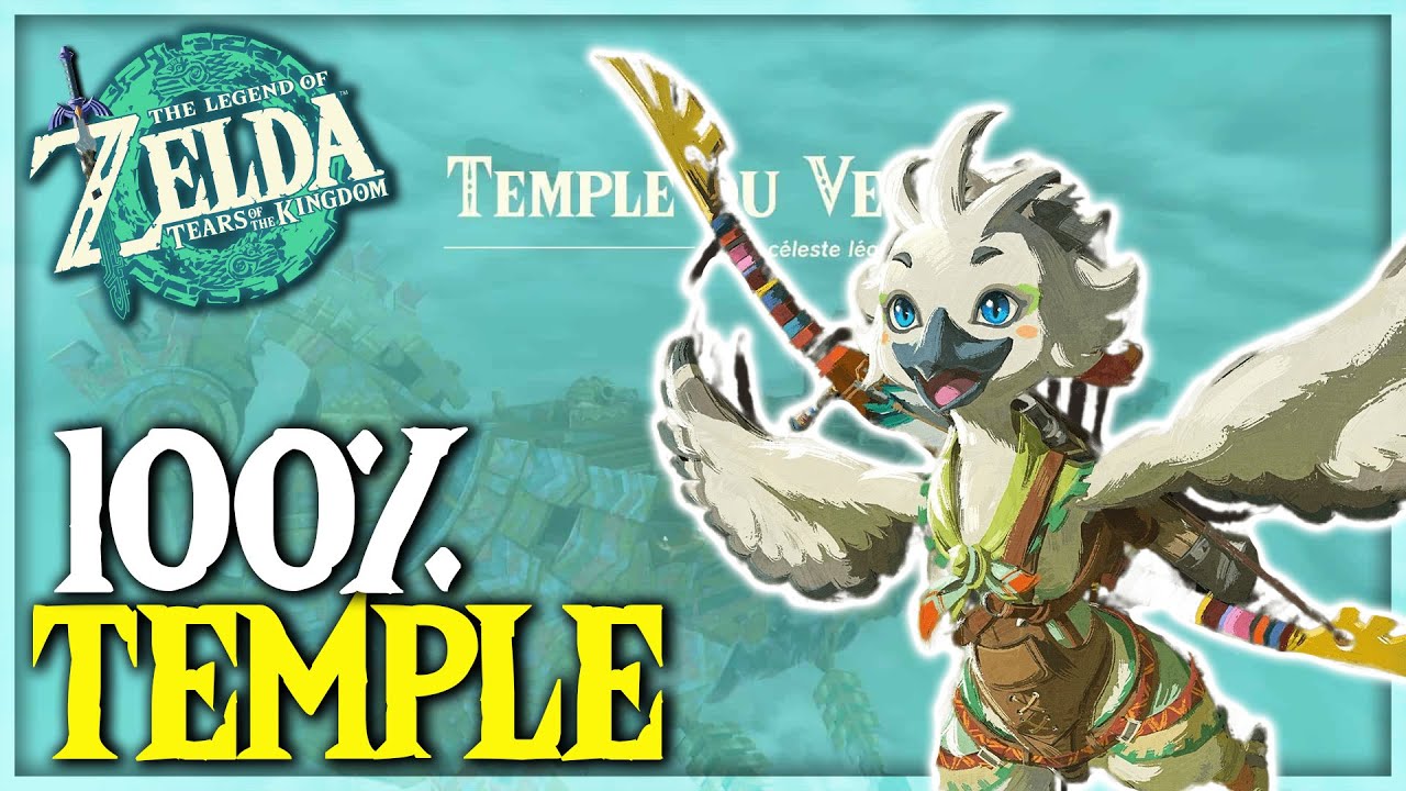 Terminer FACILEMENT le TEMPLE DU VENT (Coffres, M&eacute;canismes et Boss) - TUTO ZELDA TOTK