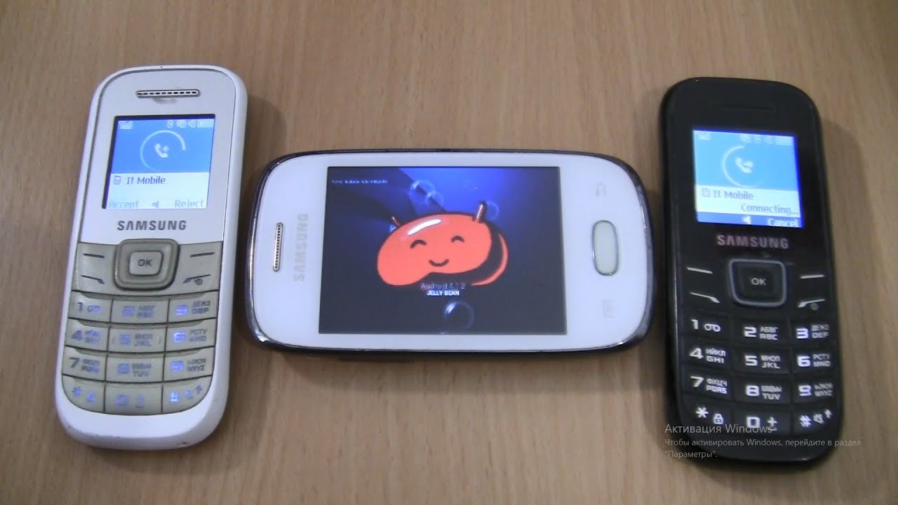 Android Jelly Bean+ Samsung 1200M White+1200R Incoming call & Outgoing call at the Same Time