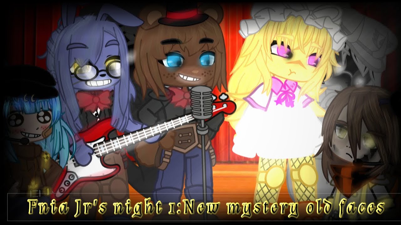 Trying to Survive Fnia Jr's Night 1:New mystery old faces|Gacha Fnia