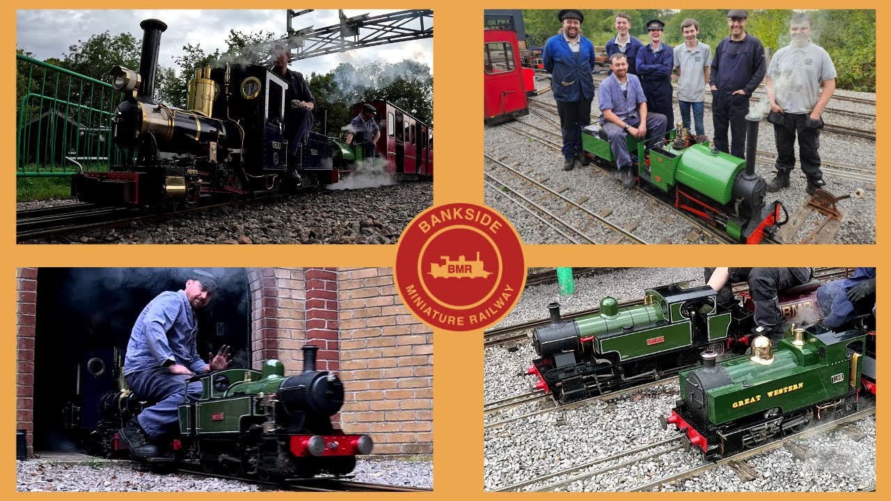 Bankside Miniature Railway locos visit Eastleigh Lakeside Railway 2025