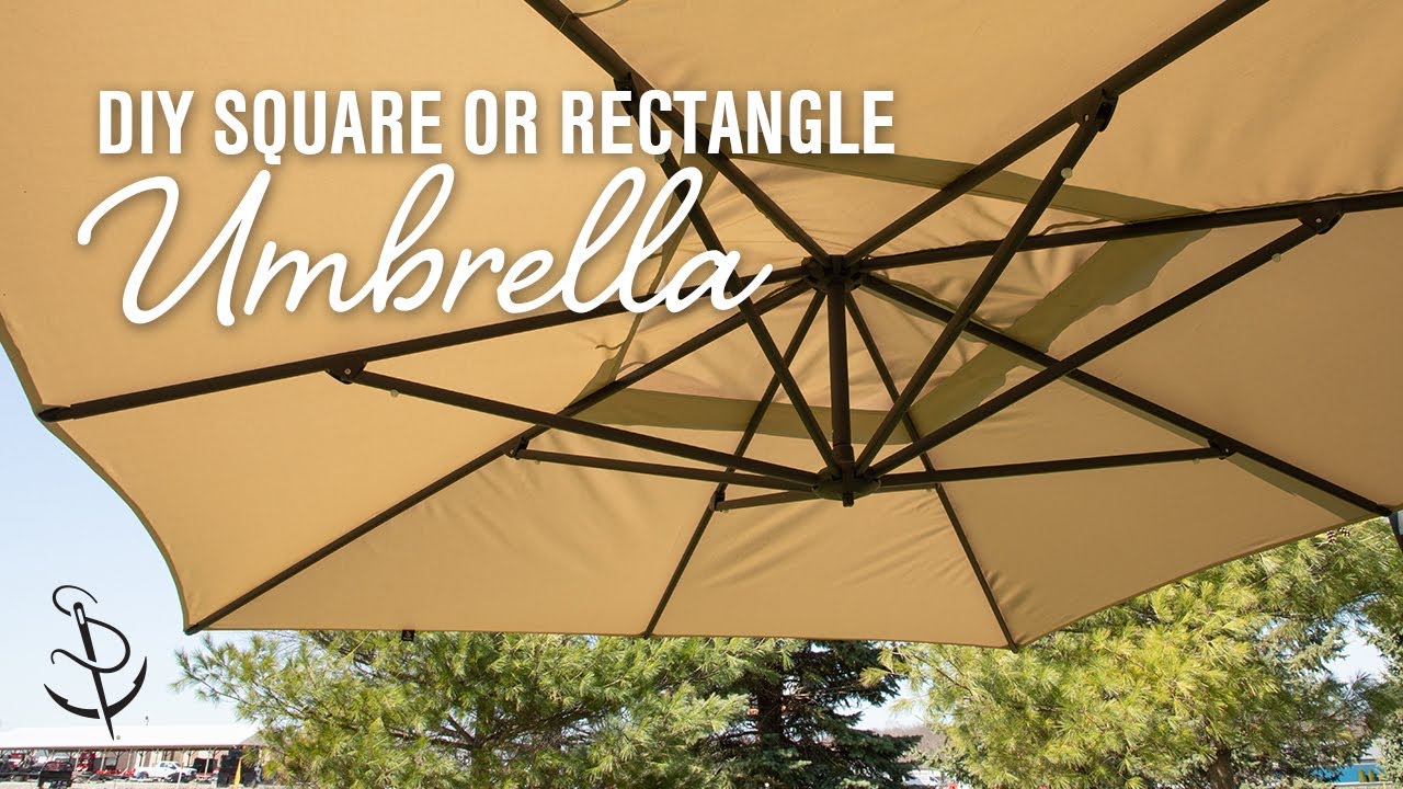 How to Make a Rectangular or Square Umbrella Replacement Fabric