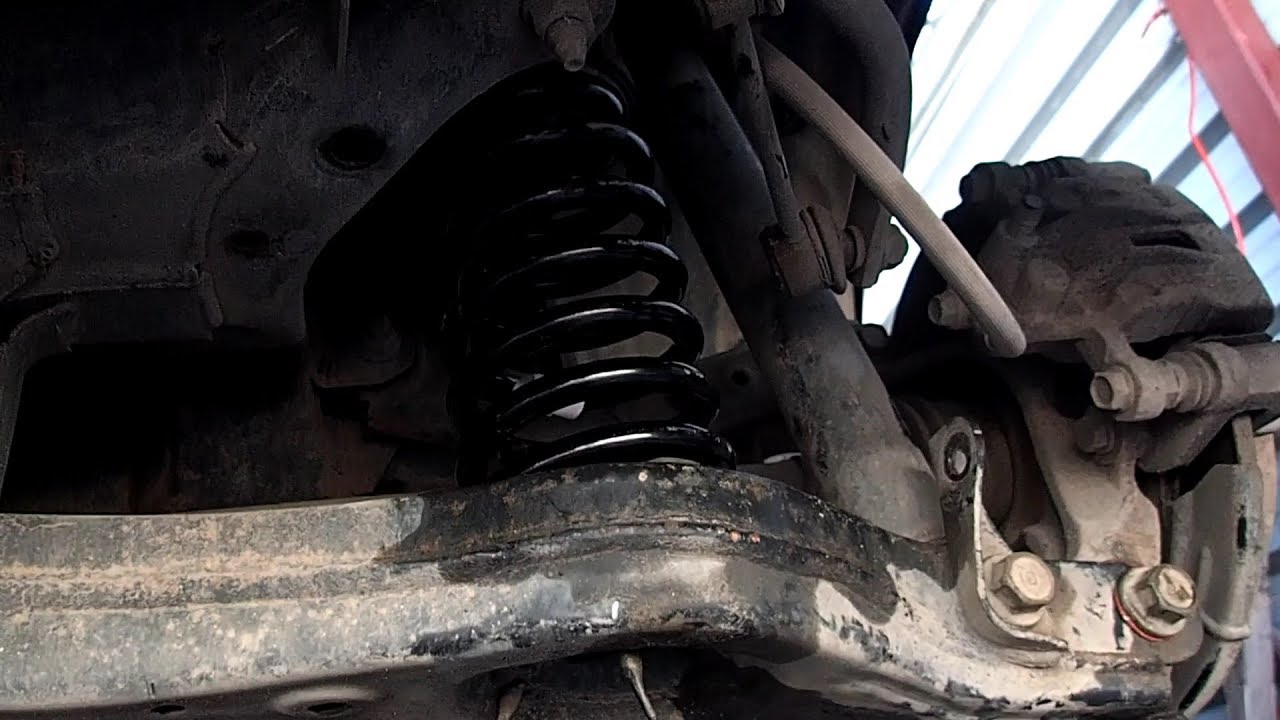 Замена пружин на Hyundai IX35.