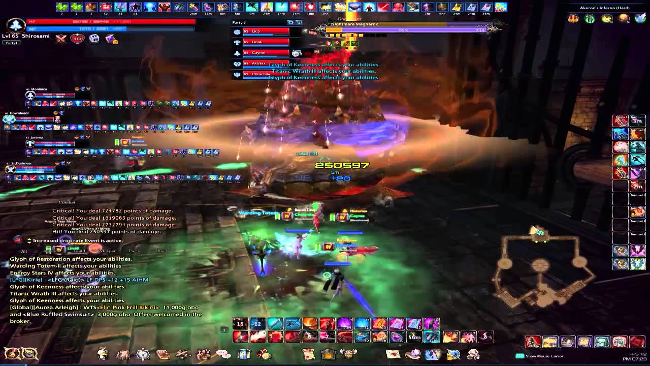 TERA: Akeron's Inferno (10 - man) (Hard) (Slayer PoV)
