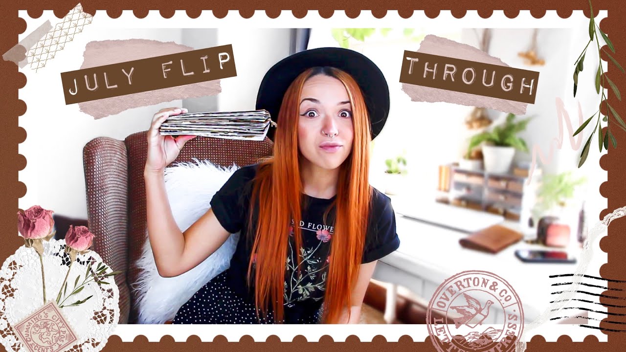 JULY TRAVELER’S NOTEBOOK FLIP THROUGH | Journal and bullet journal flip through 2020 | it'slikelyart