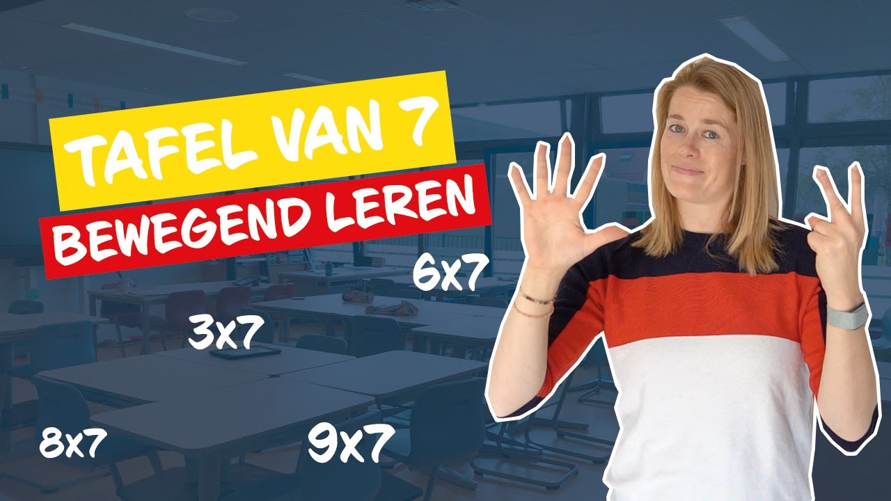 Tafel van 7 - Tafels oefenen I Bewegend leren I De Fitste School