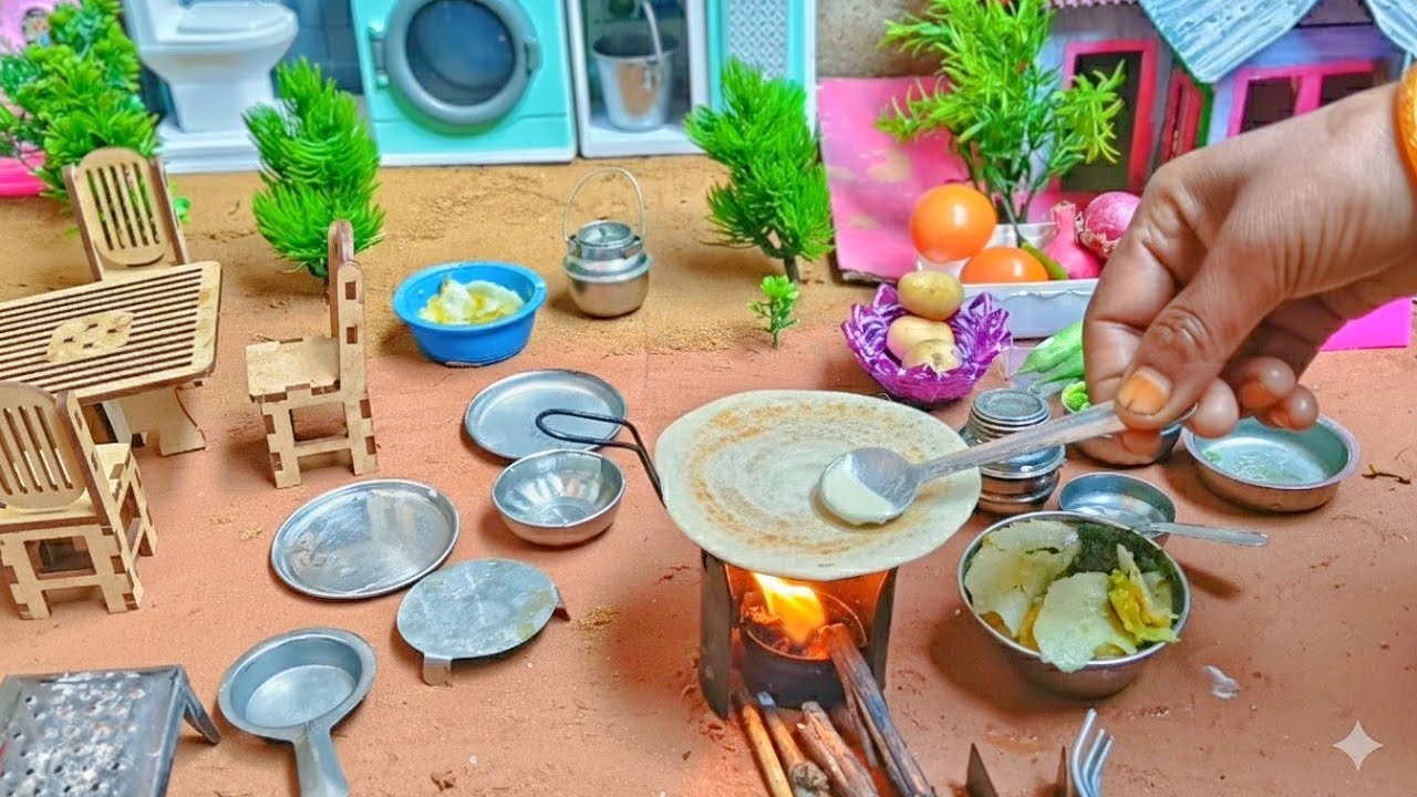 World's Smallest Cooking: Tiny Dosa