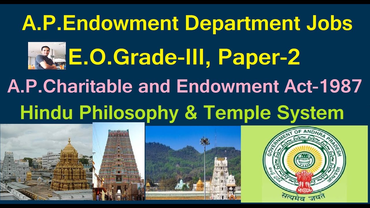 E.O.Grade-3| AP Charitable, Hindu Religious and Endowment Act-1987| Paper-2| Full Details