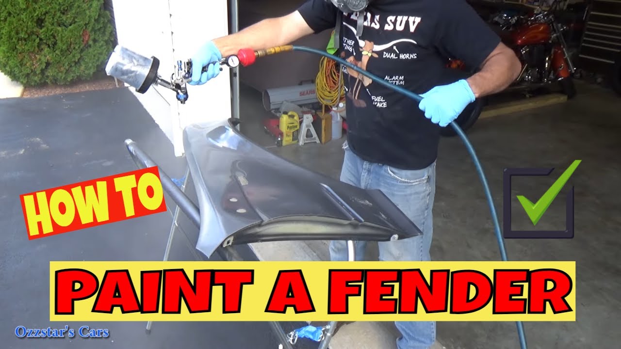 Car Fender Painting at Home