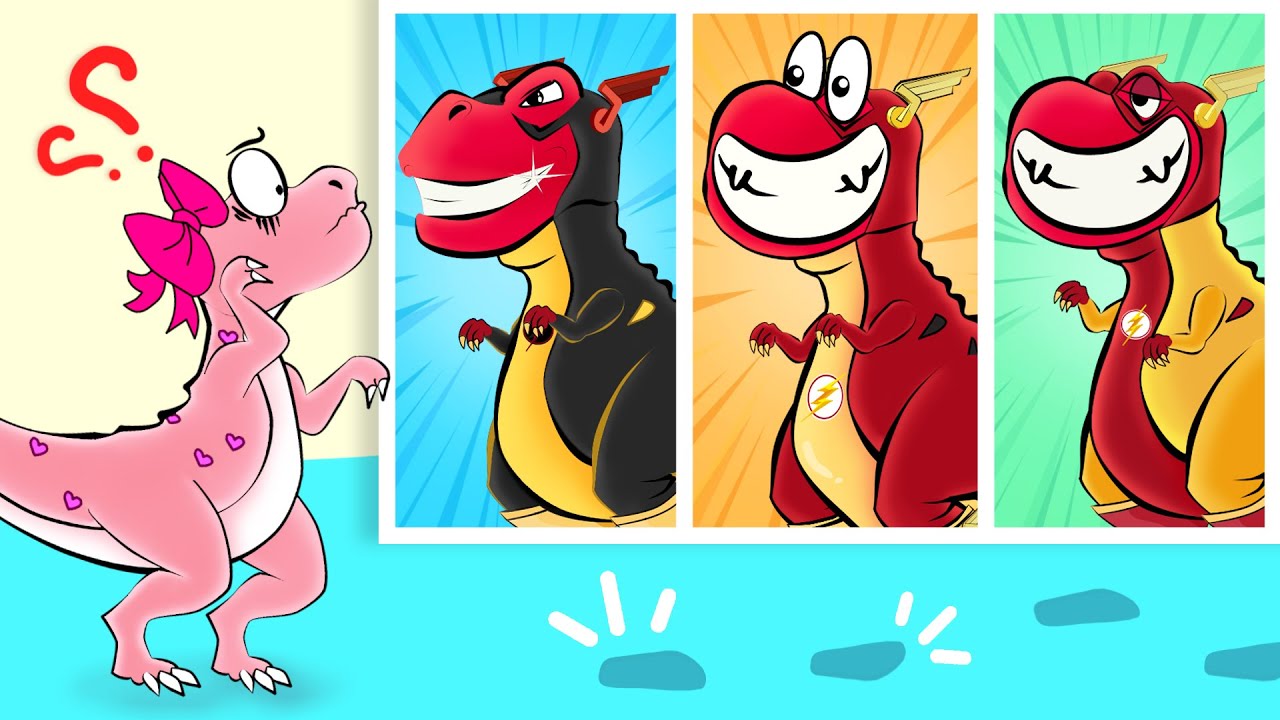 Who Is The Real The Flash T-Rex? | GTK Animation