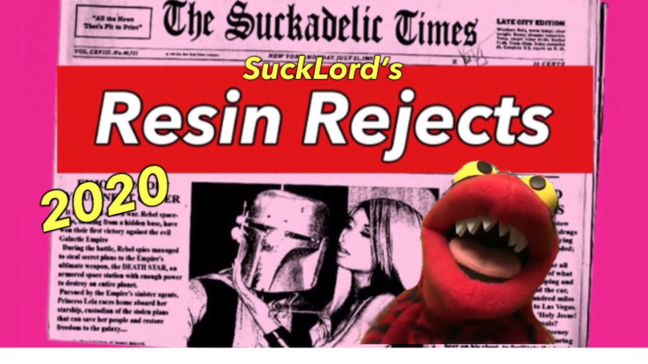 Suckadelic Pop Art 2020  Sucklord Silver Resin Rejects