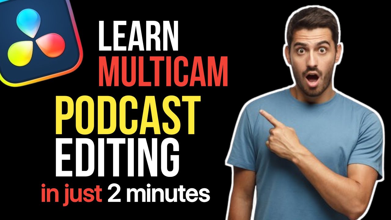 How to Edit Podcast & Multicam in DaVinci Resolve (Hindi Tutorial)