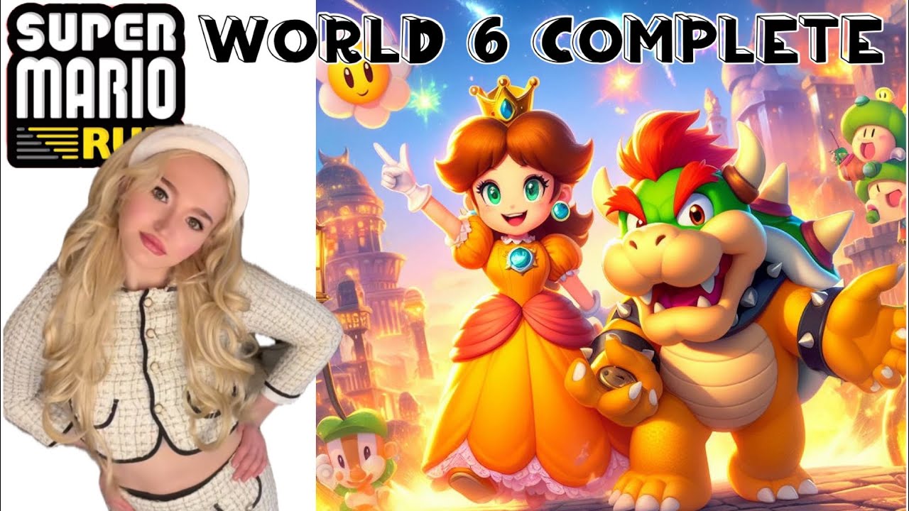 Super Mario Run World 6 (1-3) Gameplay | Final World Levels & Reaching the End