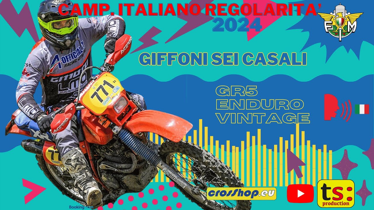 Enduro vintage GR 5 2024  - INFO Giffoni Sei Casali 27 28 Aprile 2024 #gr5
