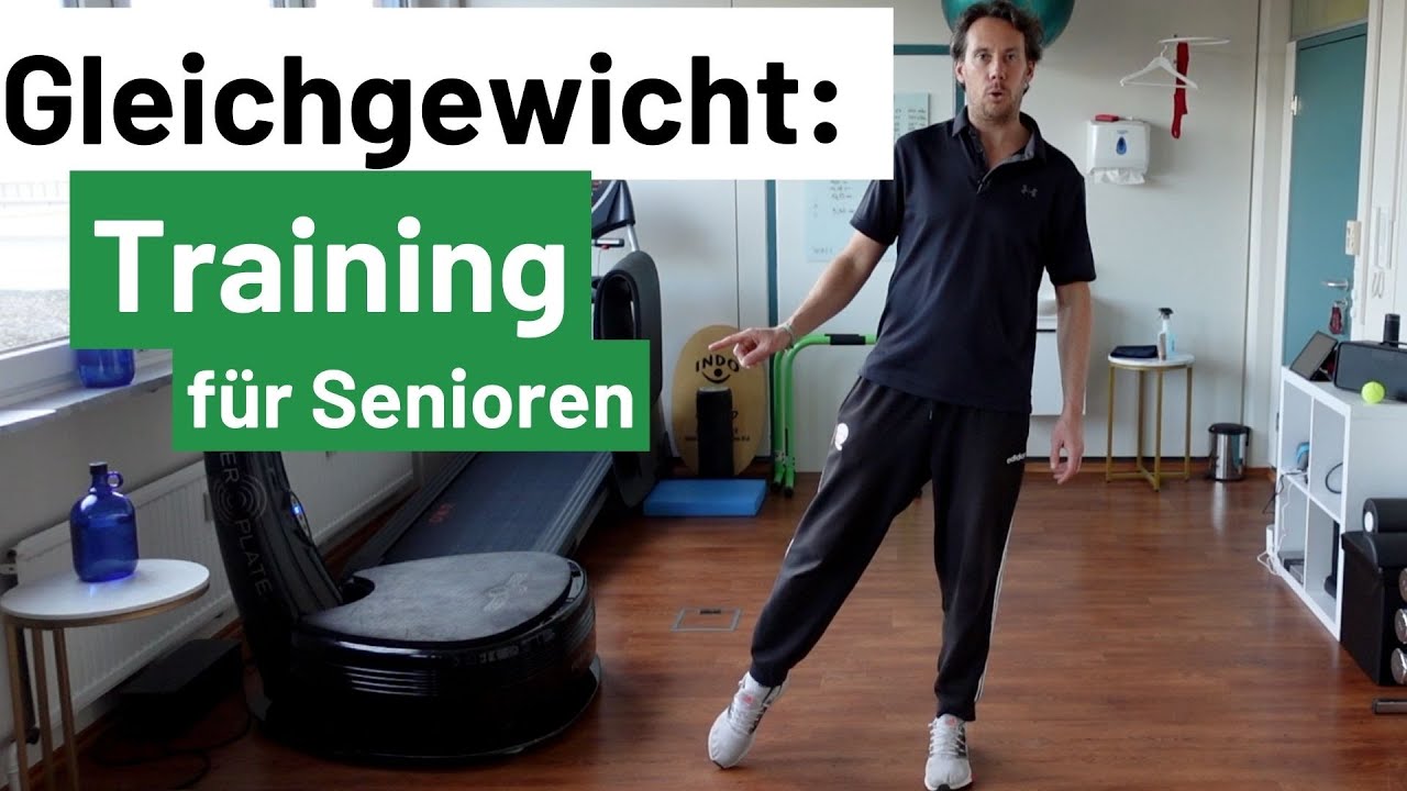 Gleichgewichtstraining für Senioren | EFFIZIENTES Training für ältere Menschen bequem von Zuhause!
