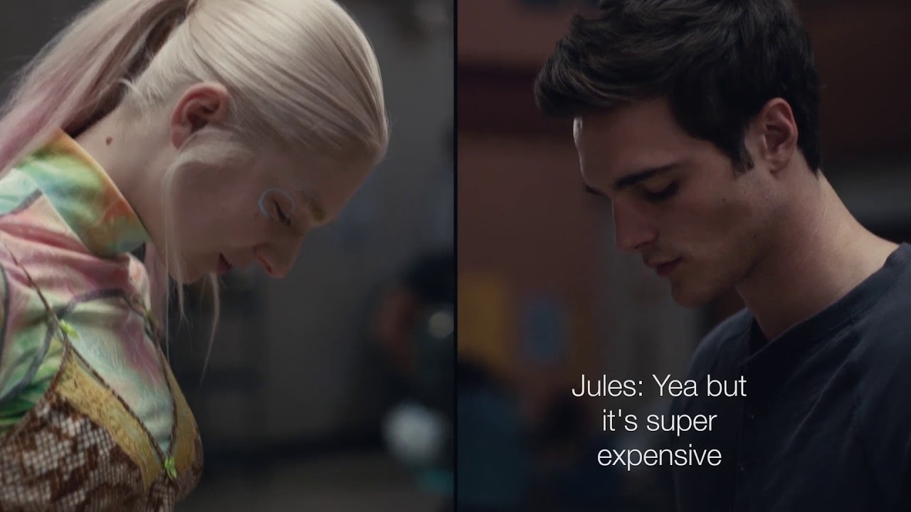 Jules and Nate texting | euphoria 1x03 scene