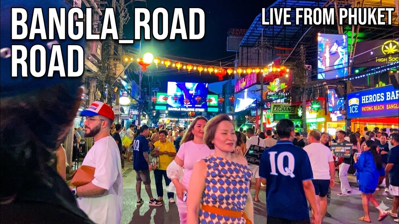 4K HDR Walking Tour: Bangla Road Nightlife in Patong, Phuket 2026[ ASMR] 