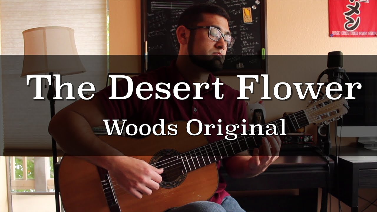 The Desert Flower for Solo Guitar - Woods Original || Justin Woods Music