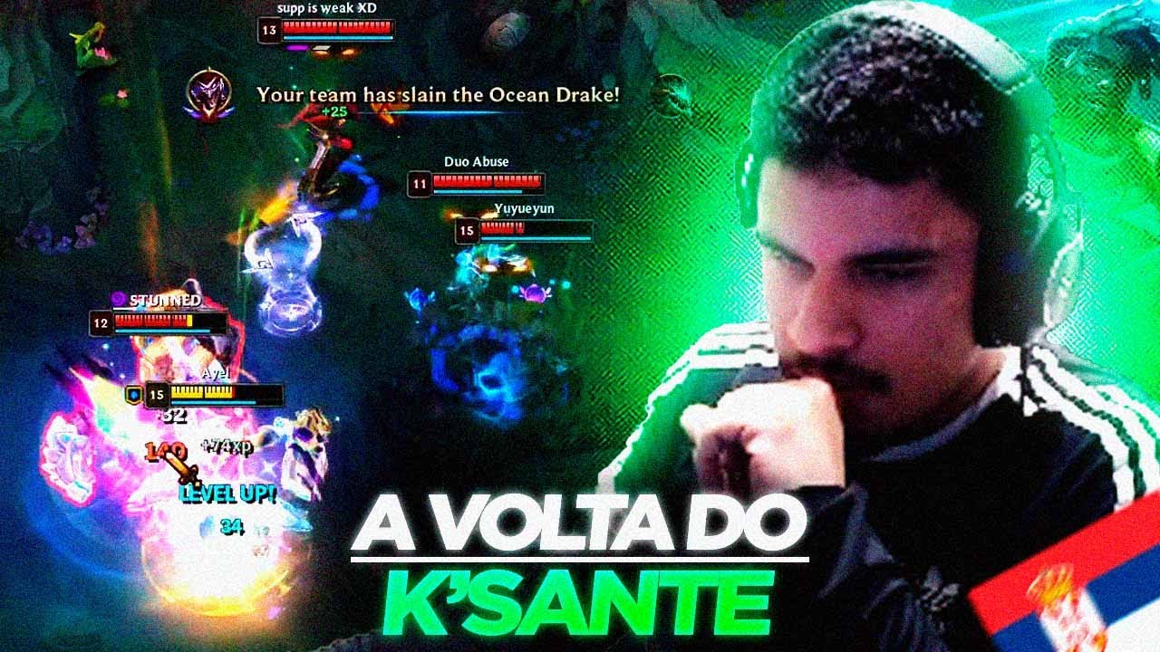 TESTEI O K'SANTE NA EUROPA!