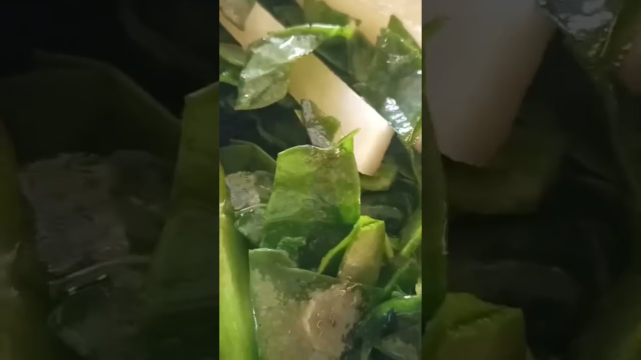 Malabar Spinach with prawns Fish traditional style Recipe (Poi Shaak)