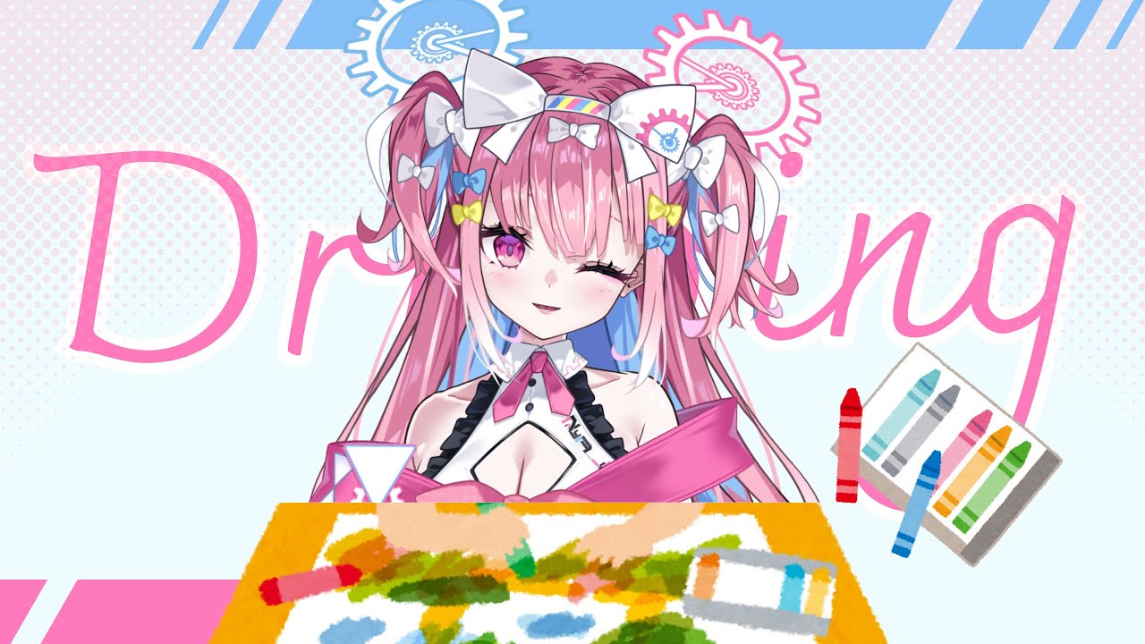 【絵描く】Một tớ khác~!!?☆ミ【EMOVE／ Yumesaki Nya Momoa 】
